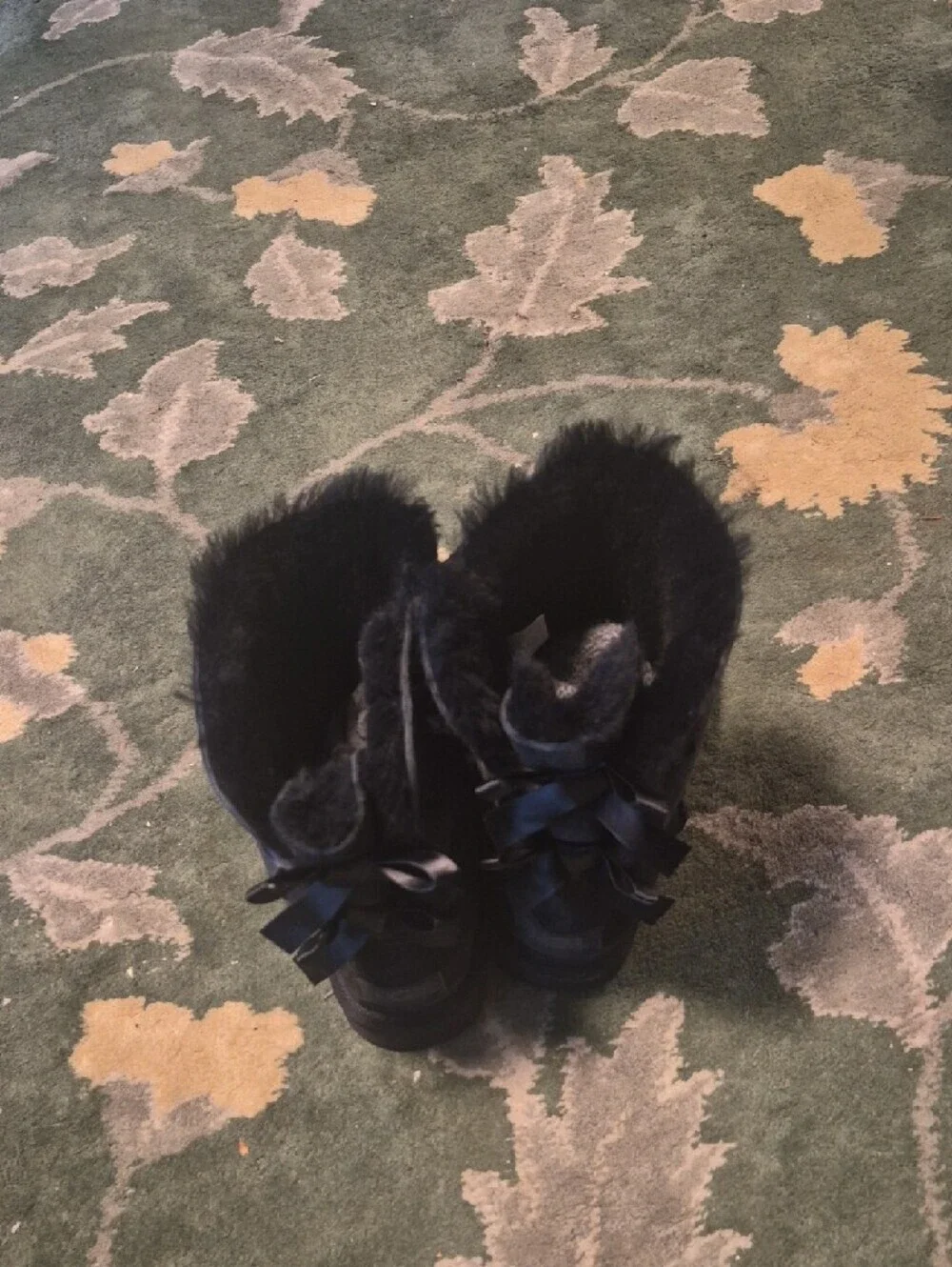 UGG Black Short Shearling Boots
